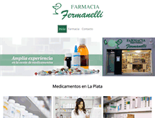 Tablet Screenshot of farmaciafermanelli.com